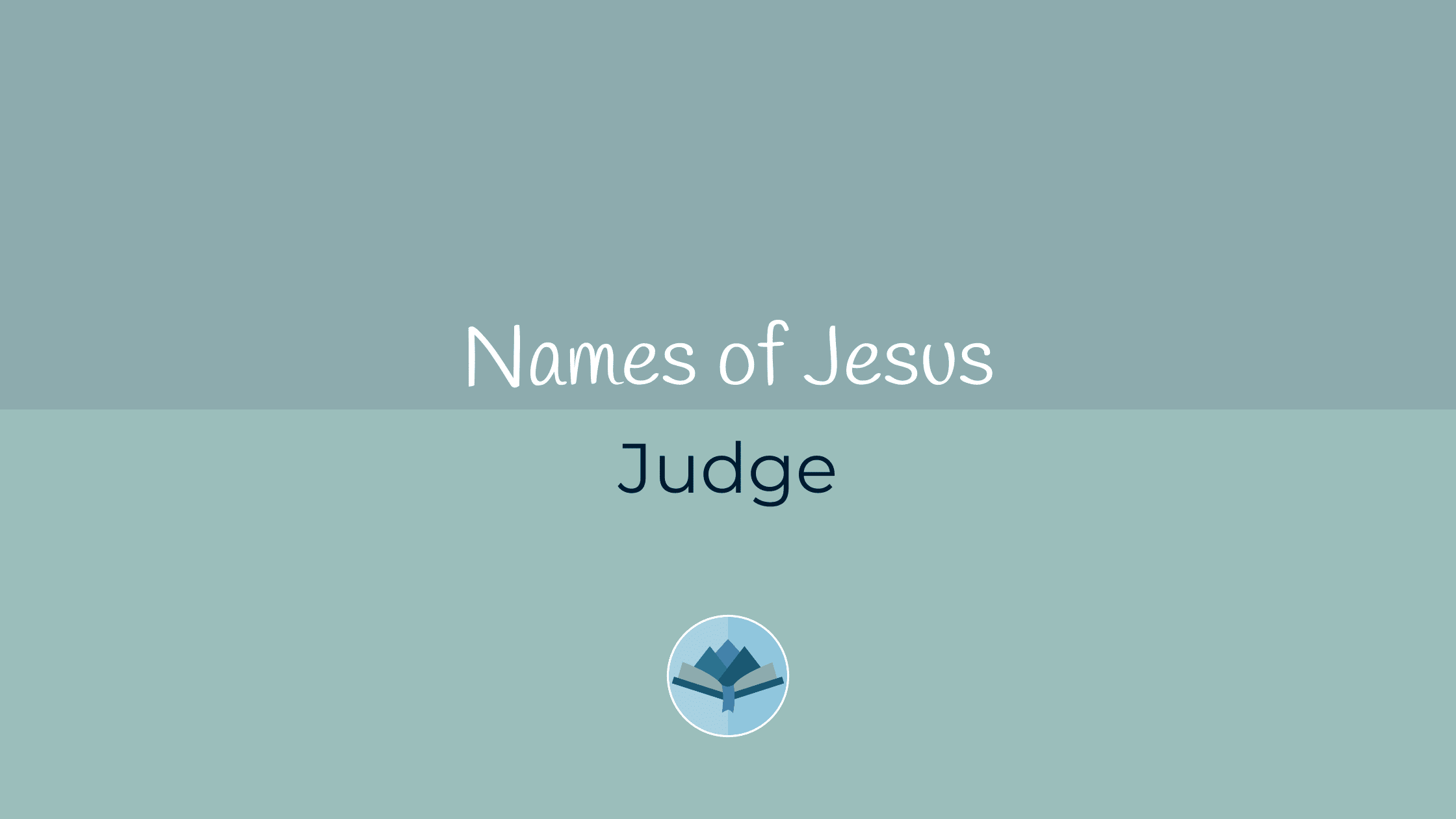 Names of Jesus Judge