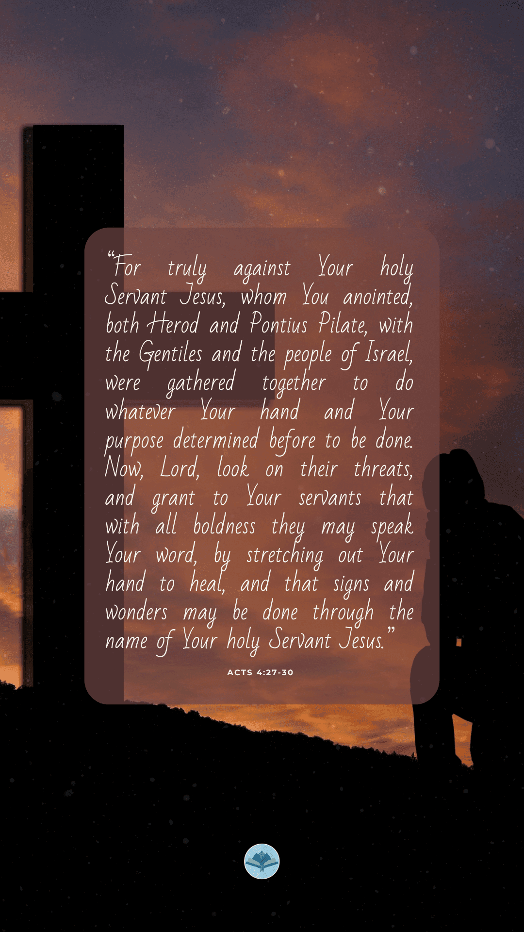 Acts 4:27-30 Wallpapers | Water on Thirsty Land