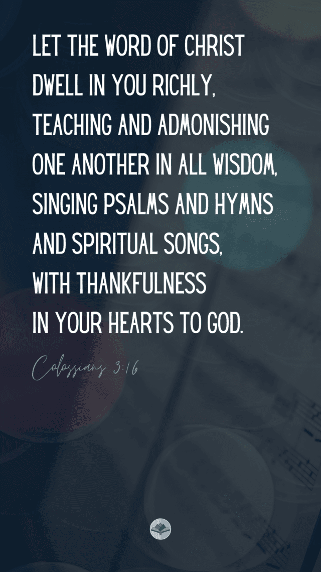 Colossians 3:16 Wallpapers | Water on Thirsty Land