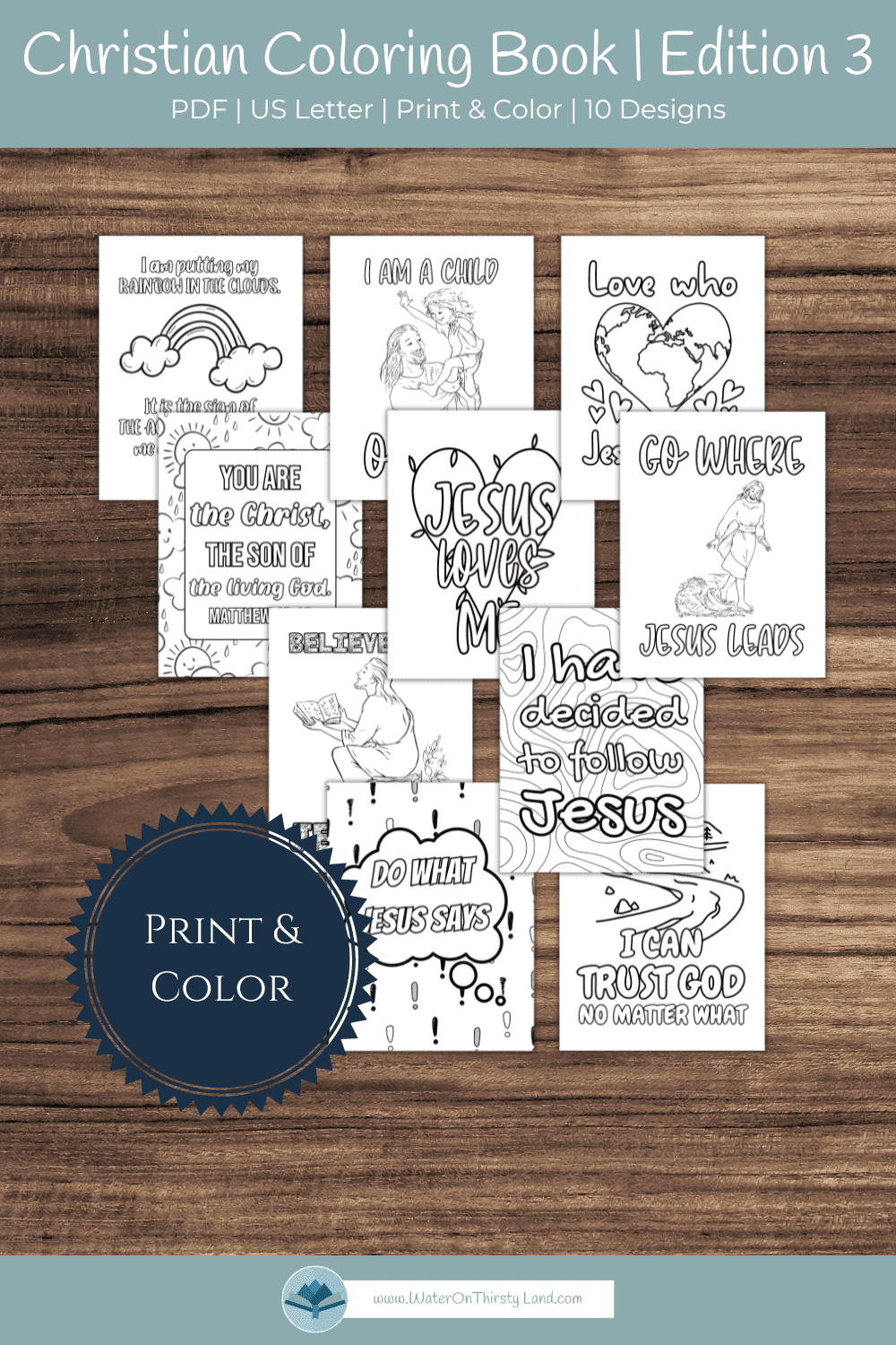 Christian Coloring Book Pages [2025]